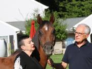 Agnes, Istvan és a 26 éves Memphis NA (Fame VF x Careliss Whisper)