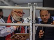 Bírálat közben Jean Blanc (balra) és Wagenhoffer Zsombor