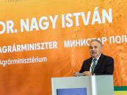 Nagy István agrárminiszter a megnyitó beszédében hangsúlyozta: fontos, hogy jó válaszokat adjunk a korkihívásaira.